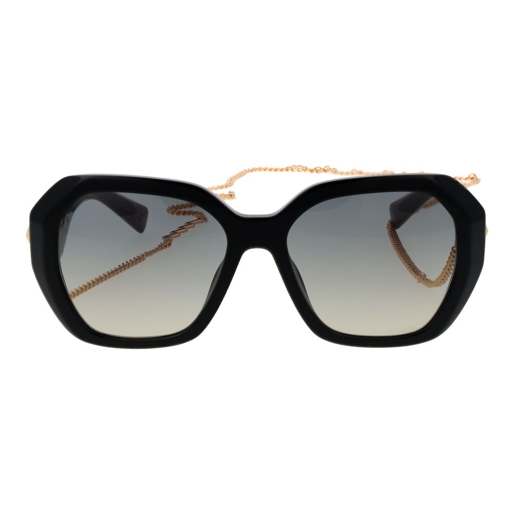 Missoni MI-1067714 Gradient Lens Acetate Sunglasses — Black, view 2