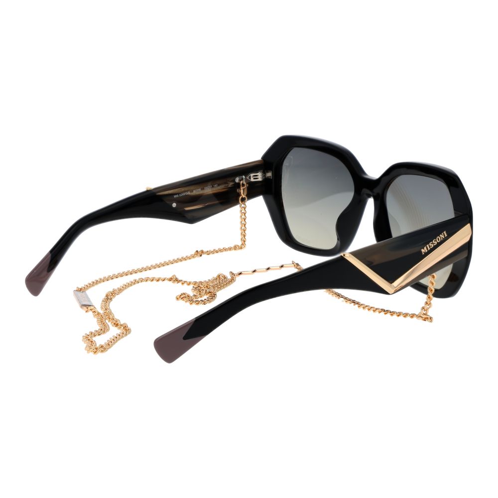 Missoni MI-1067714 Gradient Lens Acetate Sunglasses — Black, view 3