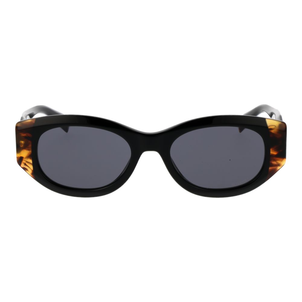 Missoni MI-1067721 Oval Acetate Sunglasses — Black, view 2