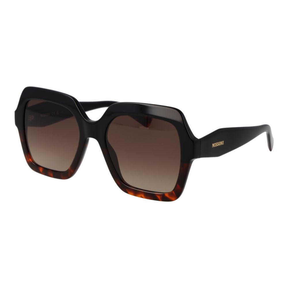 Missoni MI-1067724 Oversized Square Acetate Sunglasses — Black by Missoni