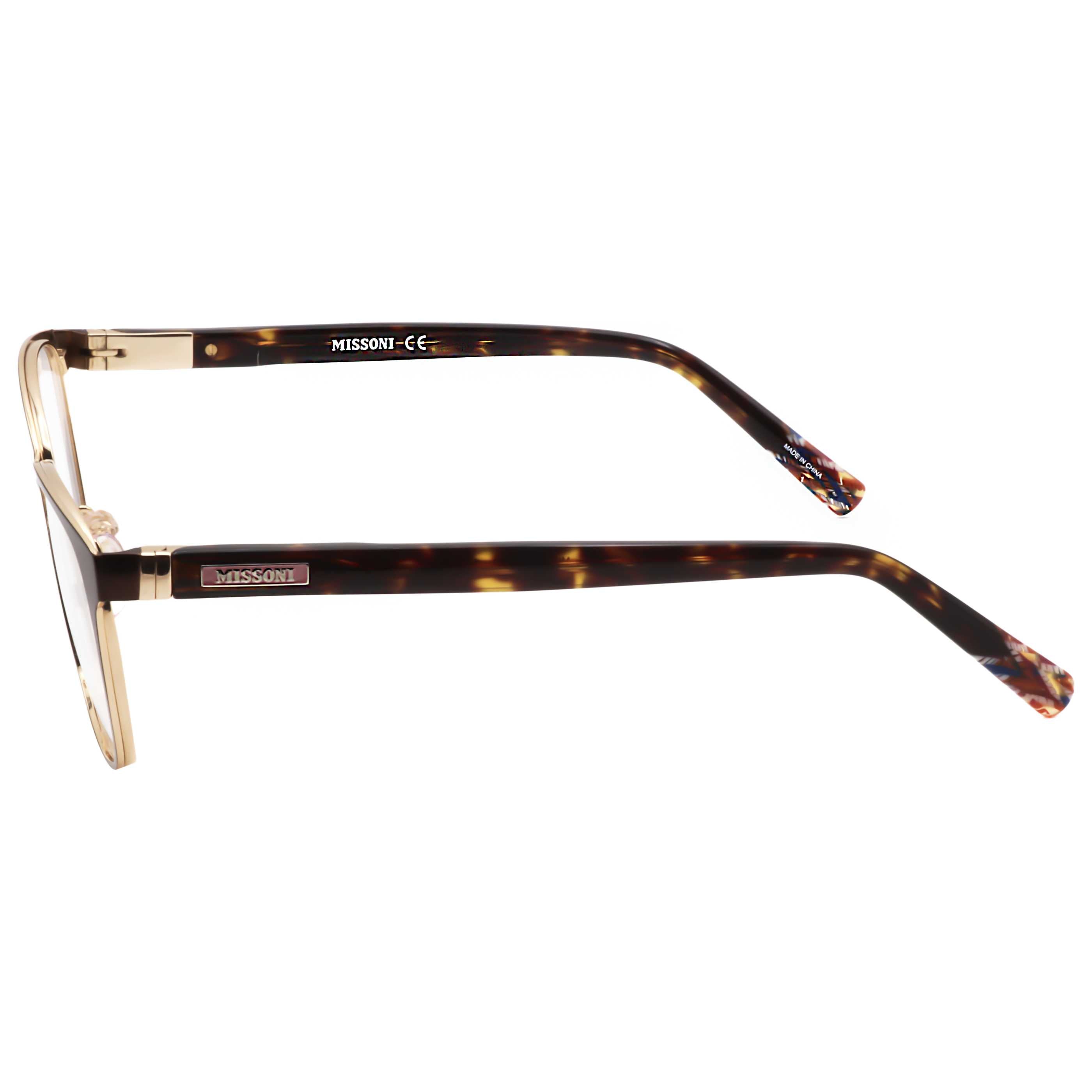 Missoni MIS006201Q52 Metal & Tortoiseshell Eyeglasses — Gold, view 2