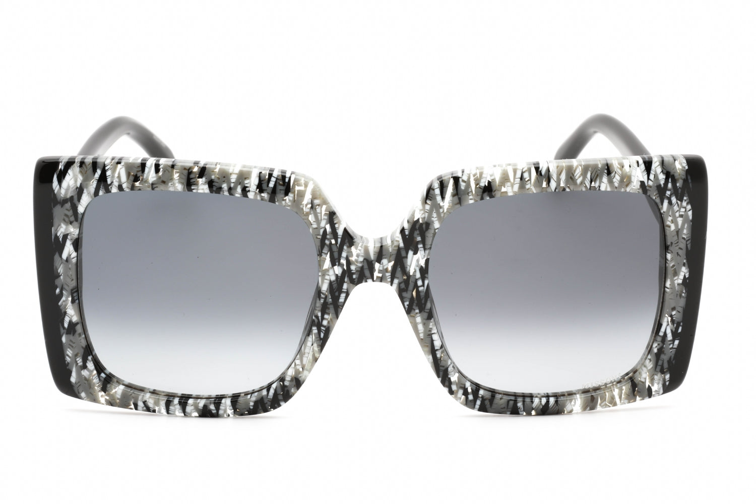 Missoni MIS0089S Printed Rectangle Sunglasses — Black, view 2