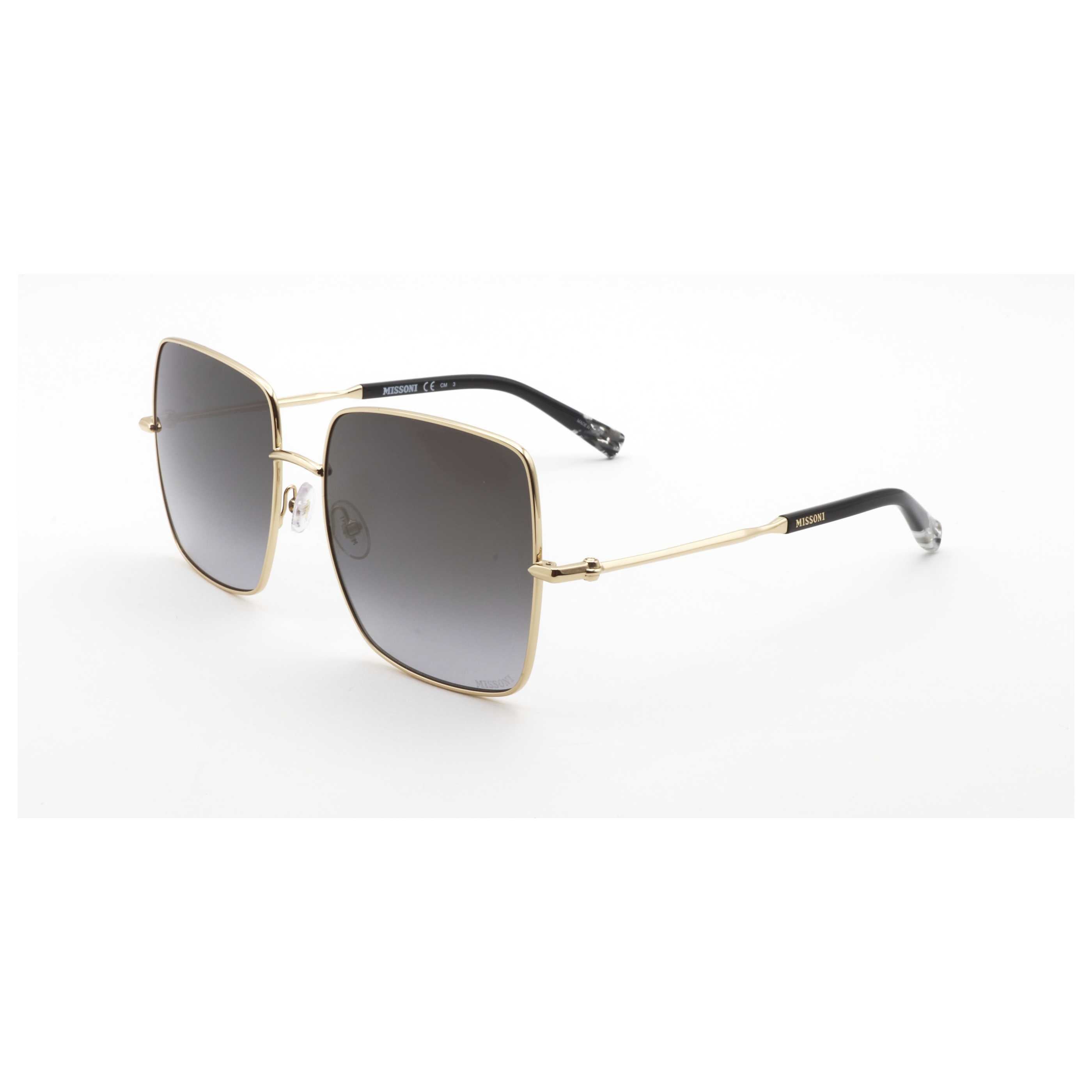 Missoni MIS0096S00058 Square Metal Sunglasses — Rose gold by Missoni