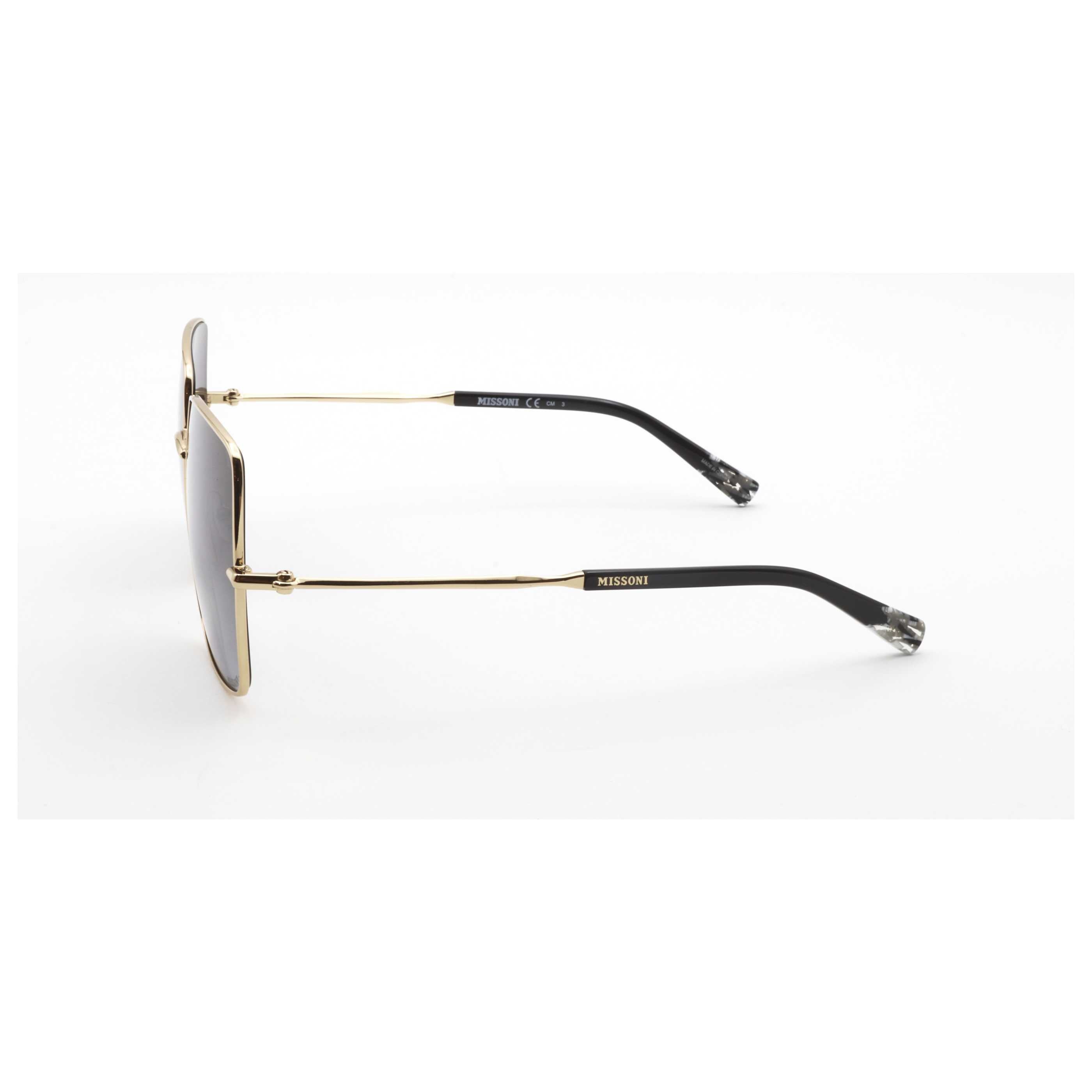Missoni MIS0096S00058 Square Metal Sunglasses — Rose gold, view 2