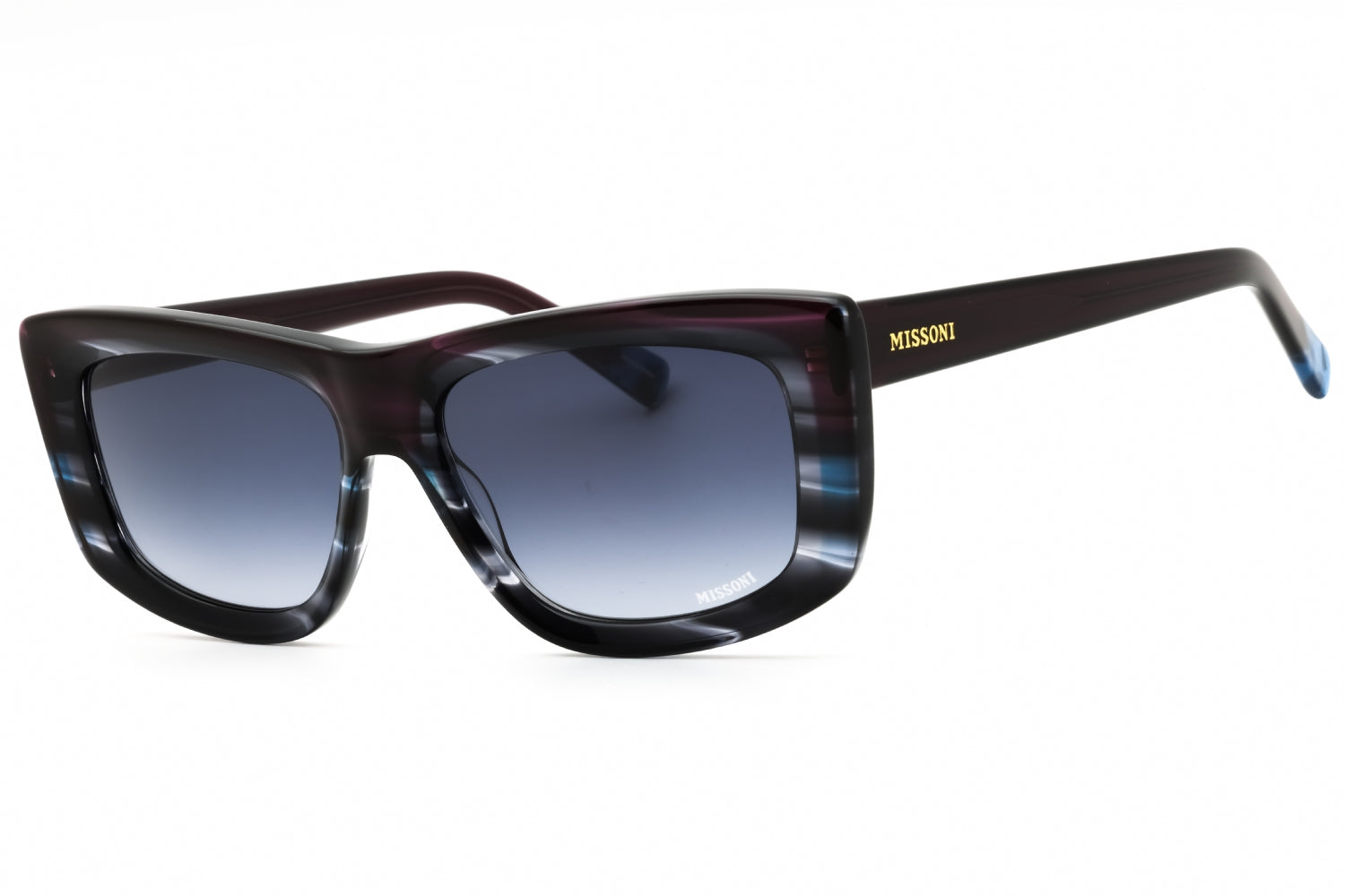 Missoni MIS0111S Rectangular Frame Sunglasses — Blue by Missoni