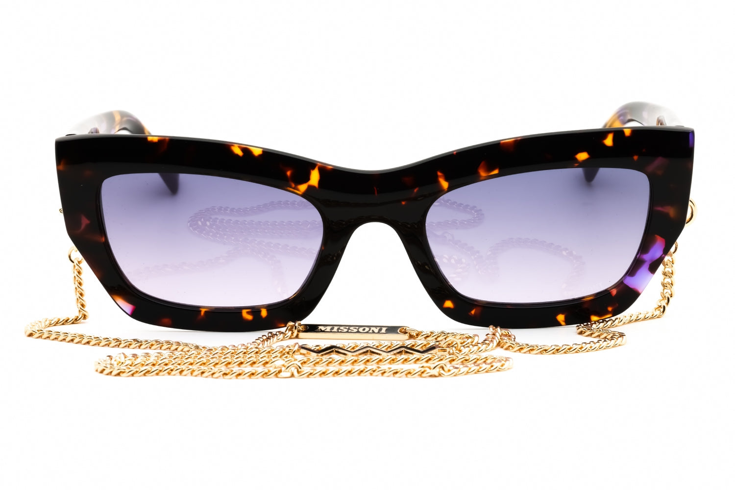 Missoni MIS0151S Cat-Eye Tortoiseshell Sunglasses — Tortoiseshell, view 2