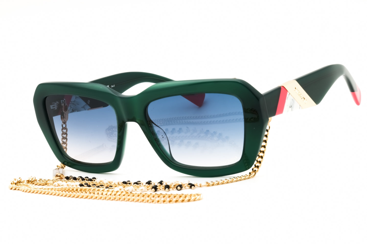 Missoni MIS0193GS Rectangular Gradient Sunglasses — Green by Missoni