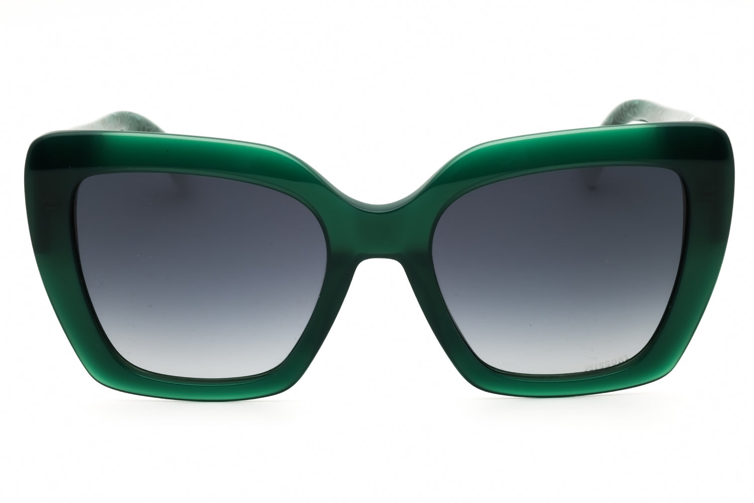 Missoni MIS0197S Oversized Square Cat-Eye Sunglasses — Green, view 2