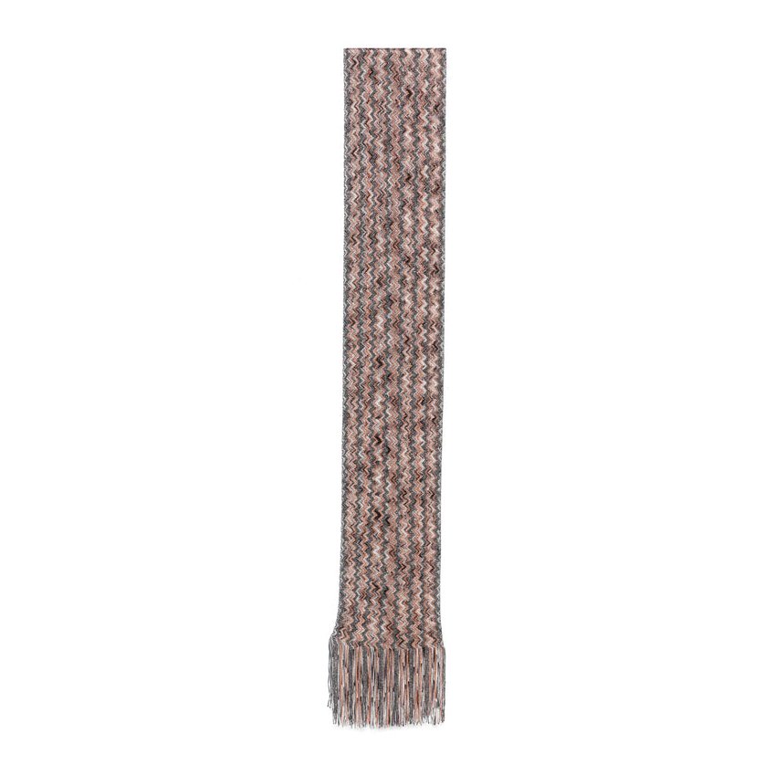 Missoni Zigzag Knit Scarf — Gray by Missoni