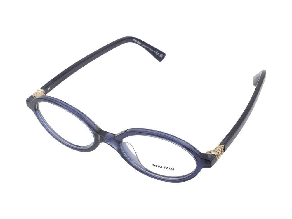Miu Miu 01XV Eyeglasses — Navy, view 2