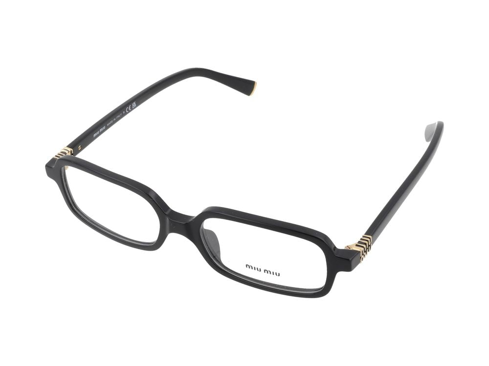 Miu Miu 01YV Eyeglasses — Black, view 2
