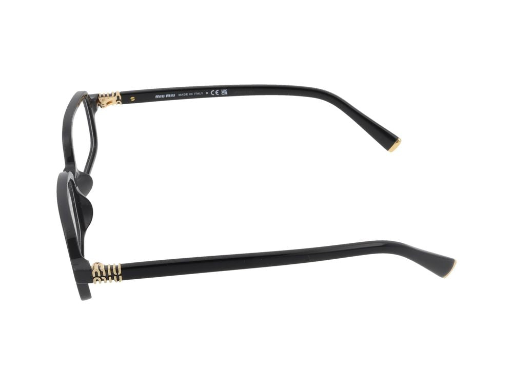 Miu Miu 01YV Eyeglasses — Black, view 3