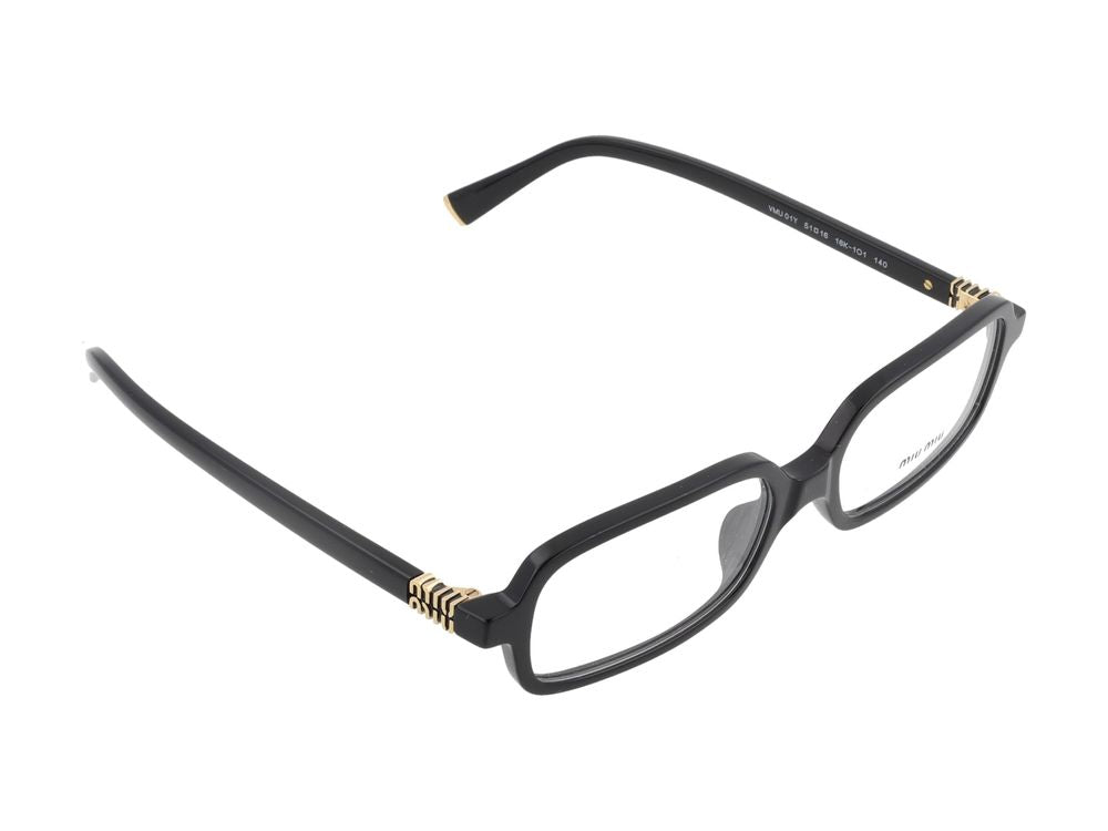 Miu Miu 01YV Eyeglasses — Black, view 4
