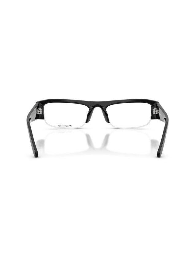 Miu Miu 0MU Blue-Violet Light Filter Eyeglasses — Black by Miu Miu