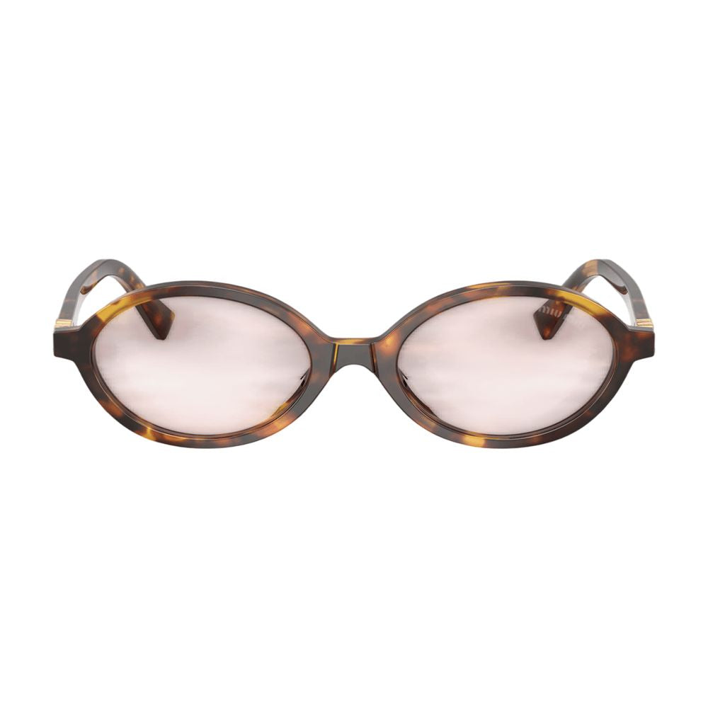 Miu Miu 0MU04ZS-14L4I050 Tortoiseshell Acetate Sunglasses — Brown by Miu Miu