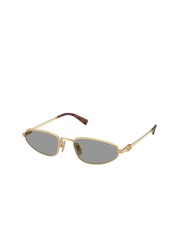 Miu Miu A52S Sunglasses — Gold, view 2