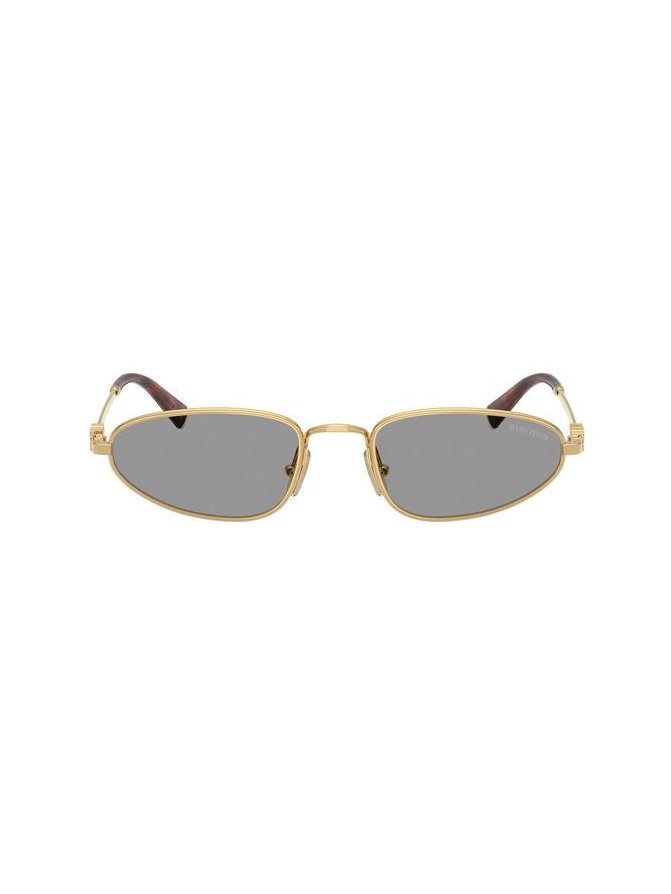 Miu Miu A52S Sunglasses — Gold, view 3