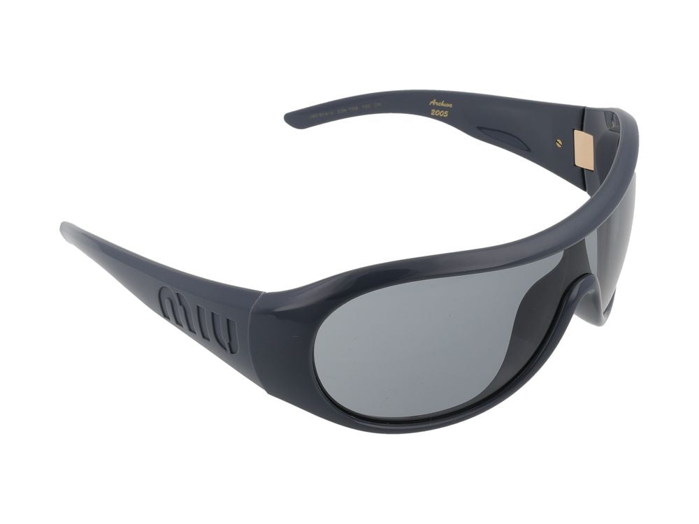Miu Miu B14SU Sunglasses — Grey, view 4