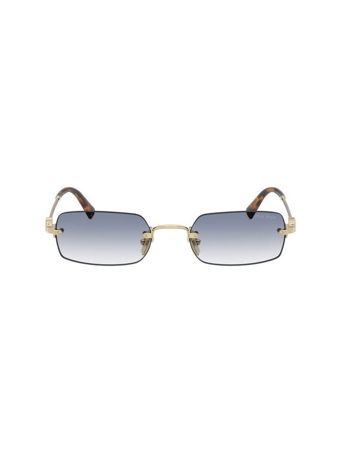 Miu Miu B50S Sunglasses — Gold, view 4