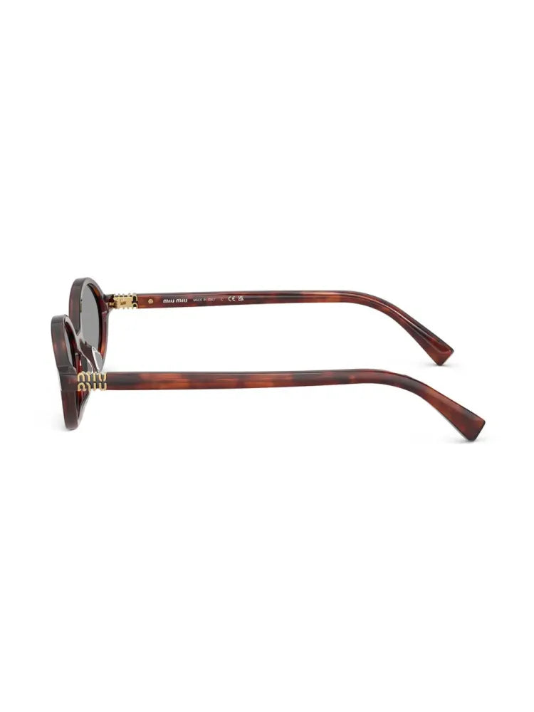 Miu Miu Eyewear MU04ZS21C40O Sunglasses — Brown, view 3