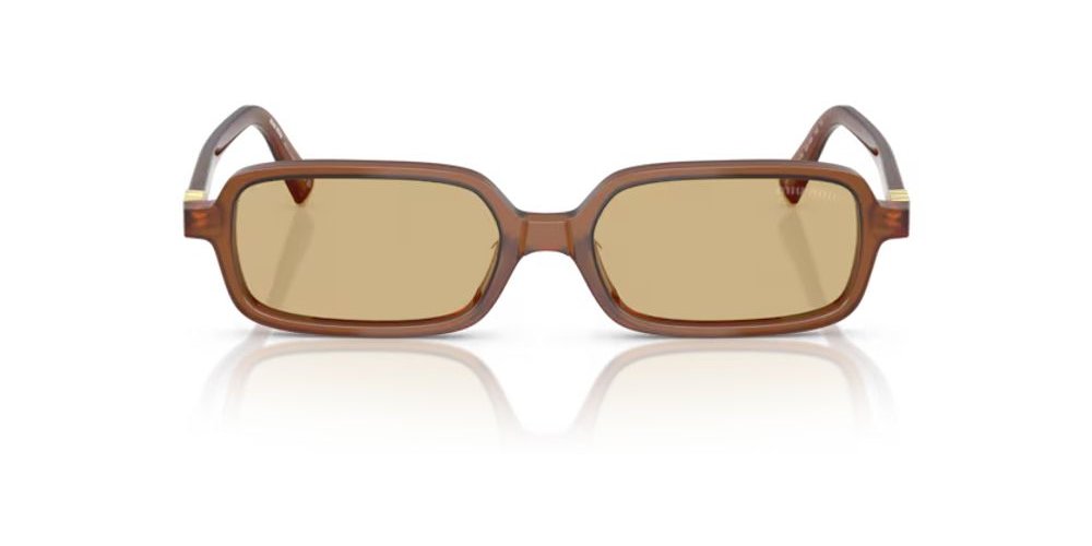 Miu Miu Eyewear MU11ZS Sunglasses — Brown by Miu Miu Eyewear