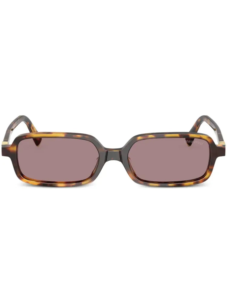 Miu Miu Eyewear MU11ZS14L20I Sunglasses — Brown by Miu Miu Eyewear
