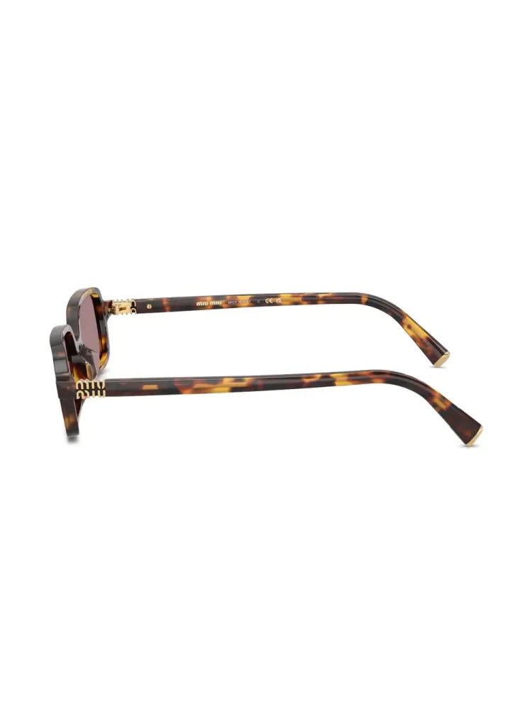 Miu Miu Eyewear MU11ZS14L20I Sunglasses — Brown, view 3