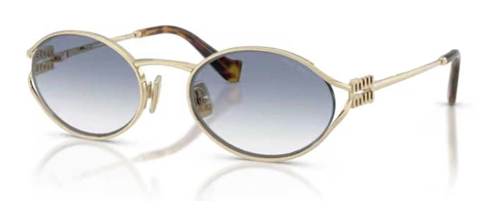 Miu Miu Eyewear MU52YS Sunglasses — Gold, view 2