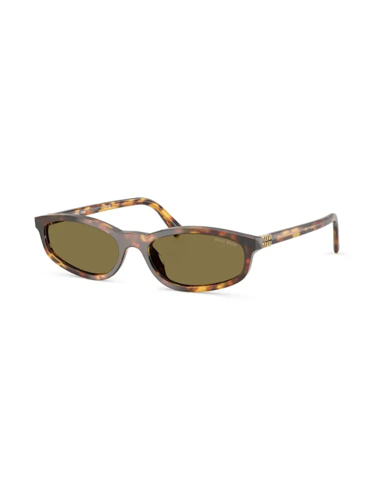 Miu Miu Eyewear MUA06S14L09Z Tortoiseshell Acetate Sunglasses — Brown, view 2