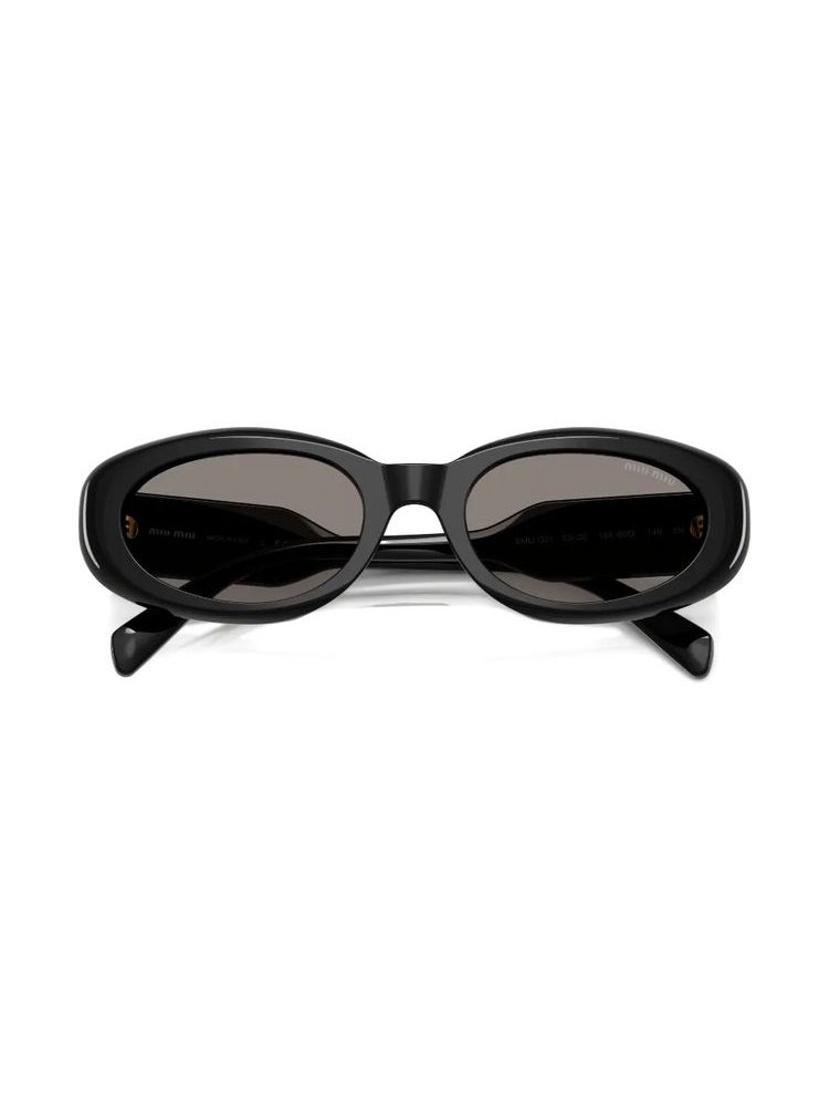 Miu Miu Eyewear MUC01S Sunglasses — Black, view 5