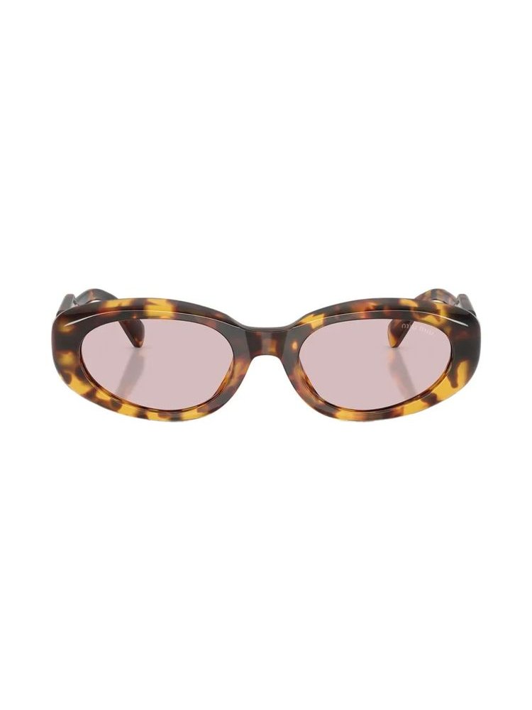 Miu Miu Eyewear MUC01S Sunglasses — Tortoiseshell by Miu Miu Eyewear