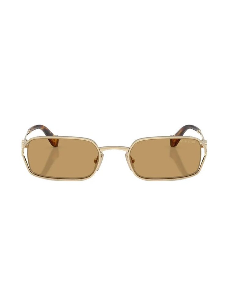 Miu Miu Eyewear MUC50S Sunglasses — Gold by Miu Miu Eyewear