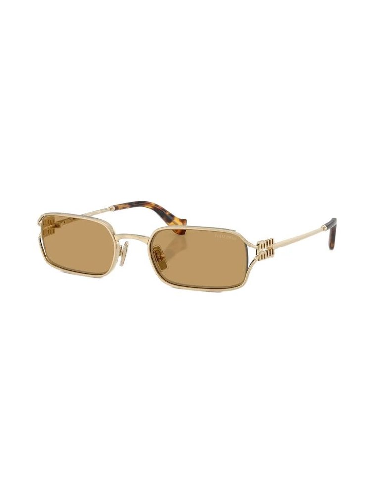 Miu Miu Eyewear MUC50S Sunglasses — Gold, view 2