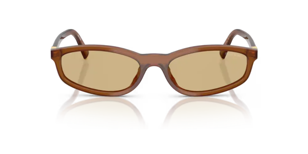 Miu Miu Eyewear SMUA06 Sunglasses — Brown by Miu Miu Eyewear