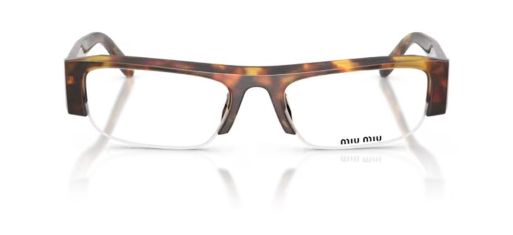 Miu Miu Eyewear SMUB0714L08N Tortoiseshell Acetate Sunglasses by Miu Miu Eyewear