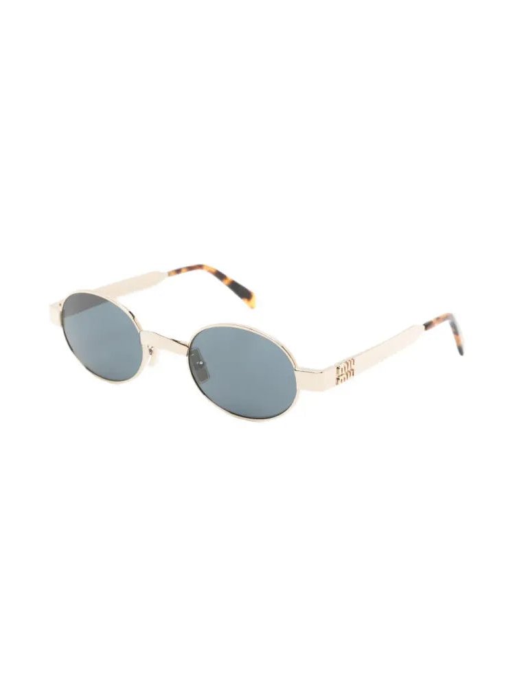 Miu Miu Eyewear SMUB51 Sunglasses — Blue, view 2