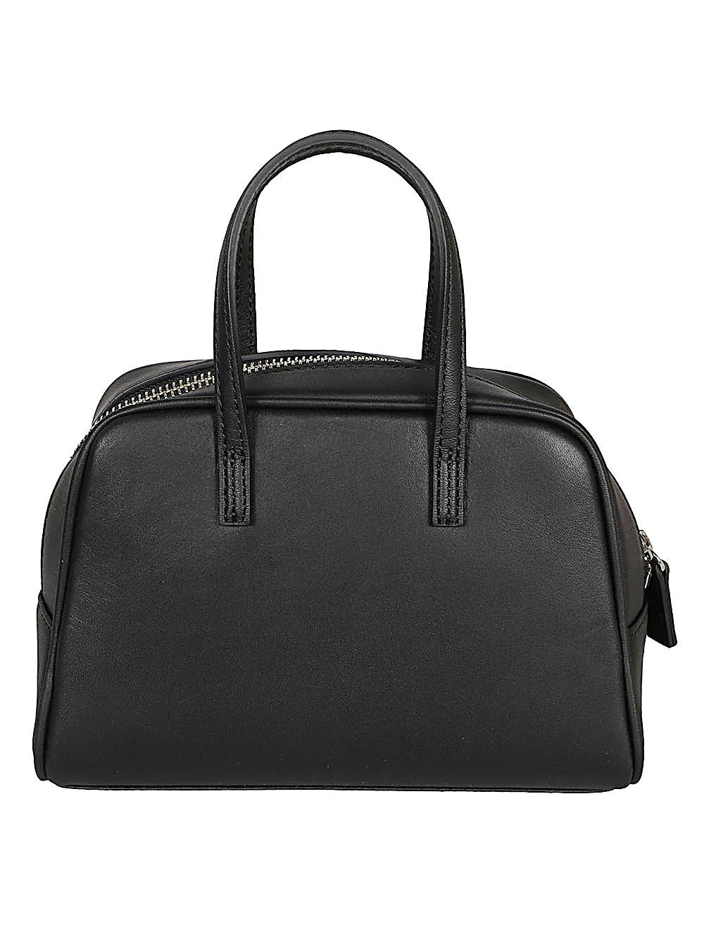 MIZUIRO Leather Boston Mini Bag — Black, view 3