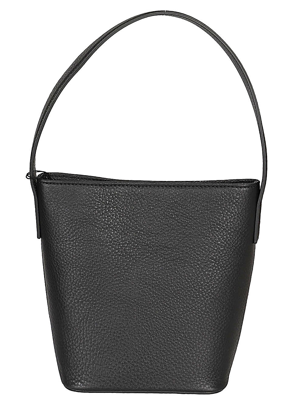 MIZUIRO Pebbled Leather Shoulder Bag — Black by MIZUIRO