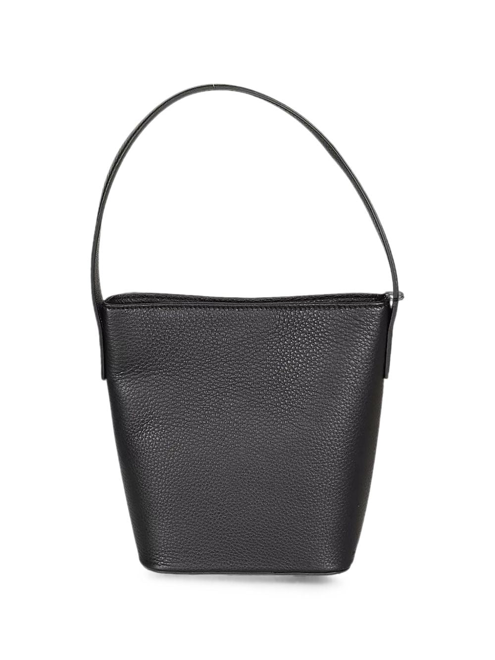 MIZUIRO Pebbled Leather Shoulder Bag — Black, view 6