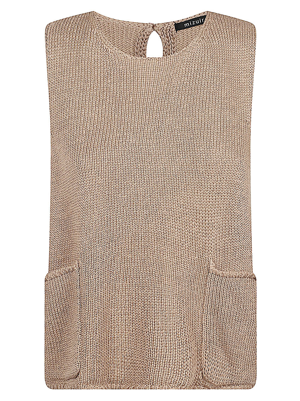 MIZUIRO Ring Vest — Beige by MIZUIRO