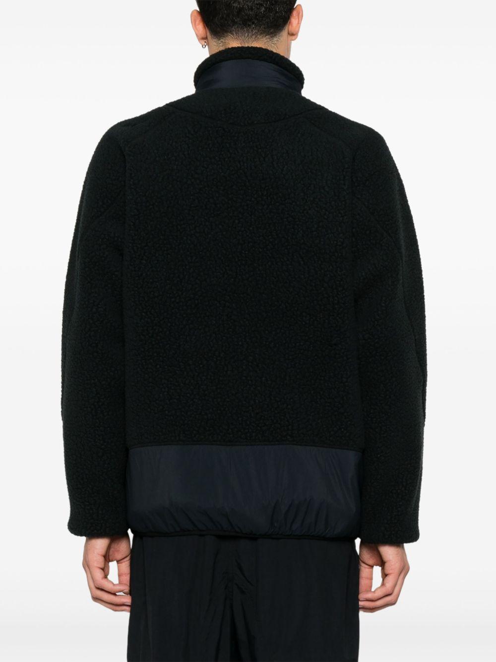 Mizuno Fleece Technical Jacket — Black, view 3