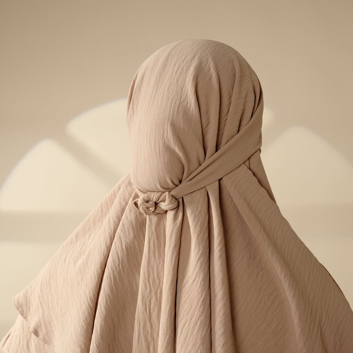 New Two-Layer Crepe Khimar (MK010), view 3