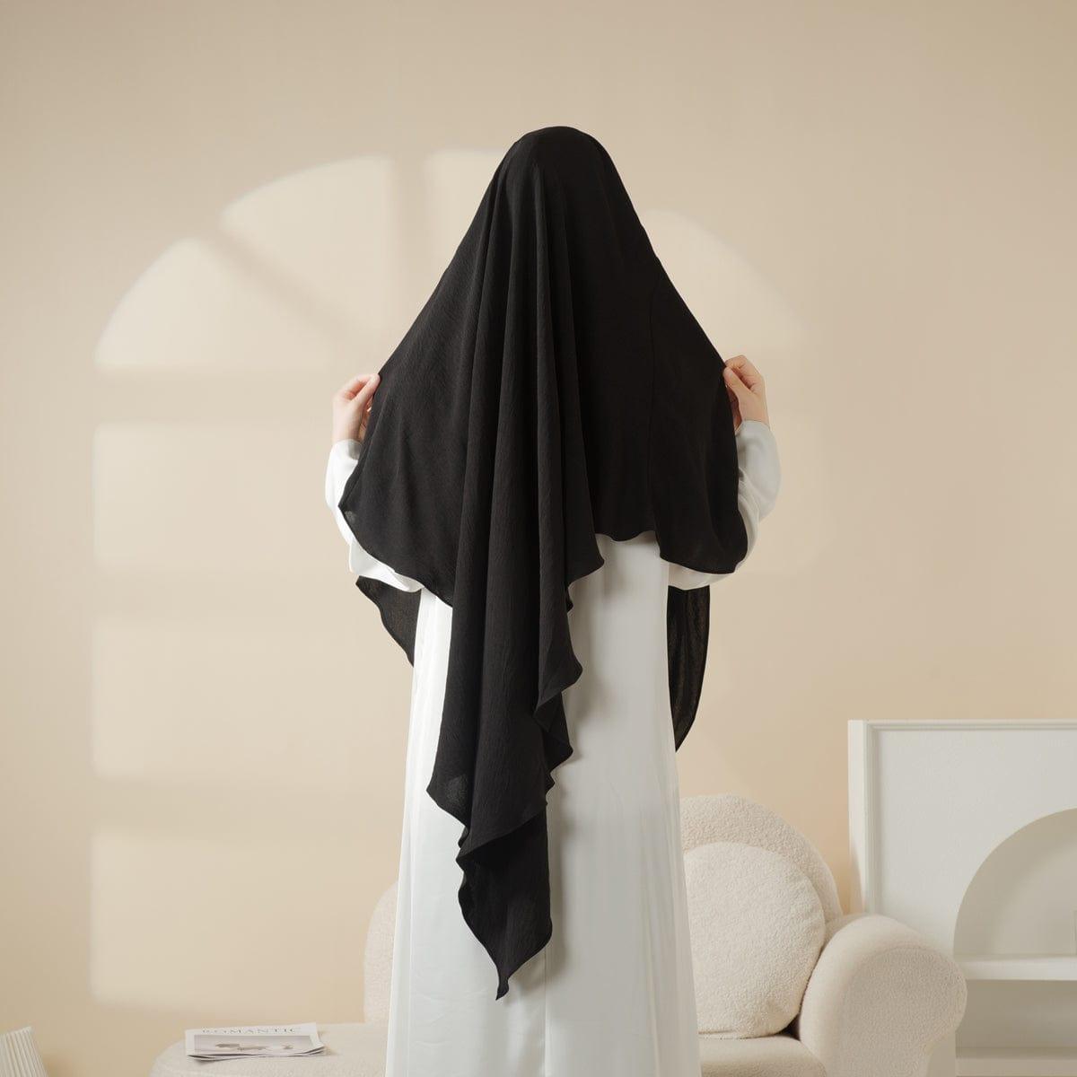 Comfort Crepe One Layer Khimar (MK014), view 4