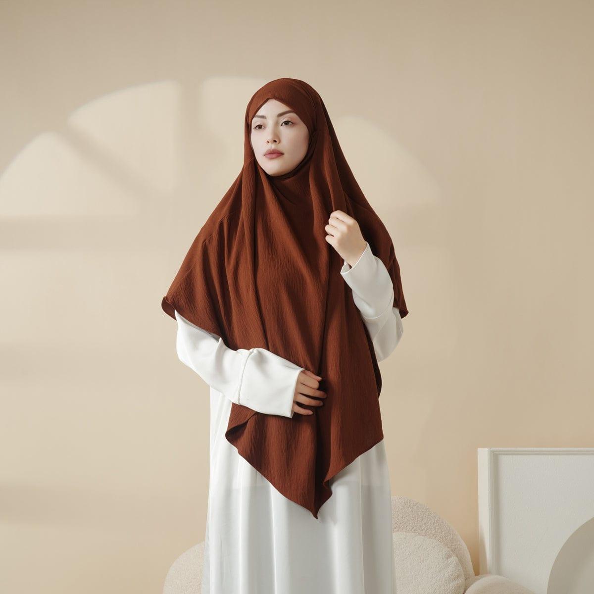 Comfort Crepe One Layer Khimar (MK014), view 5