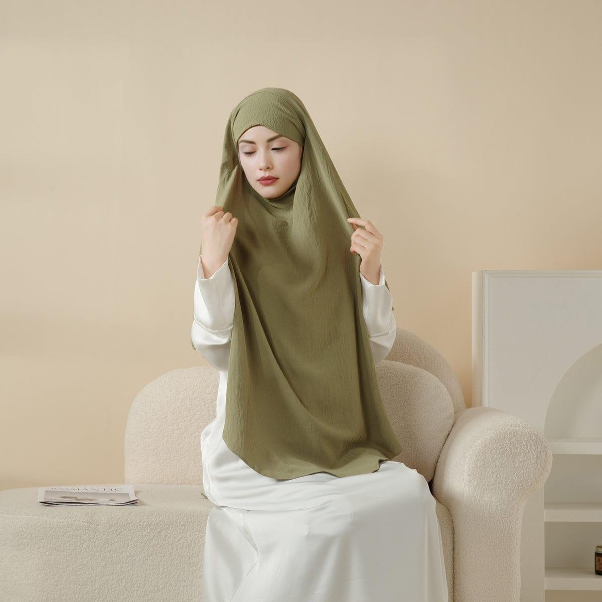 Comfort Crepe One Layer Khimar (MK014), view 6