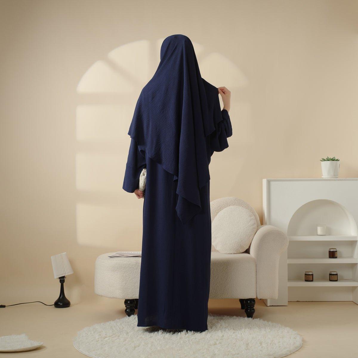 MK015 New Crepe Set Khimar, view 3