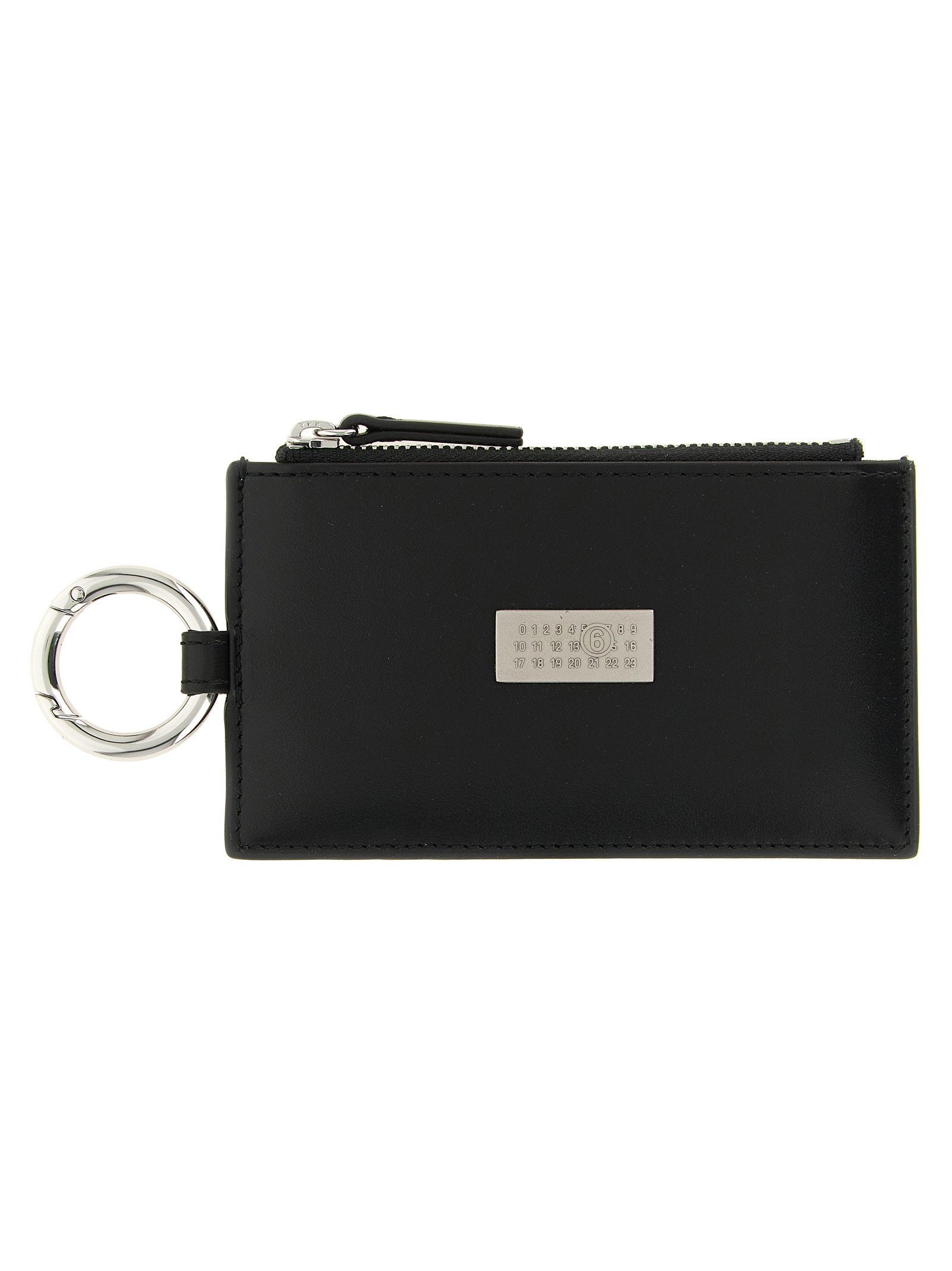 Mm6 Maison Margiela Card Case — Black by MM6 Maison Margiela