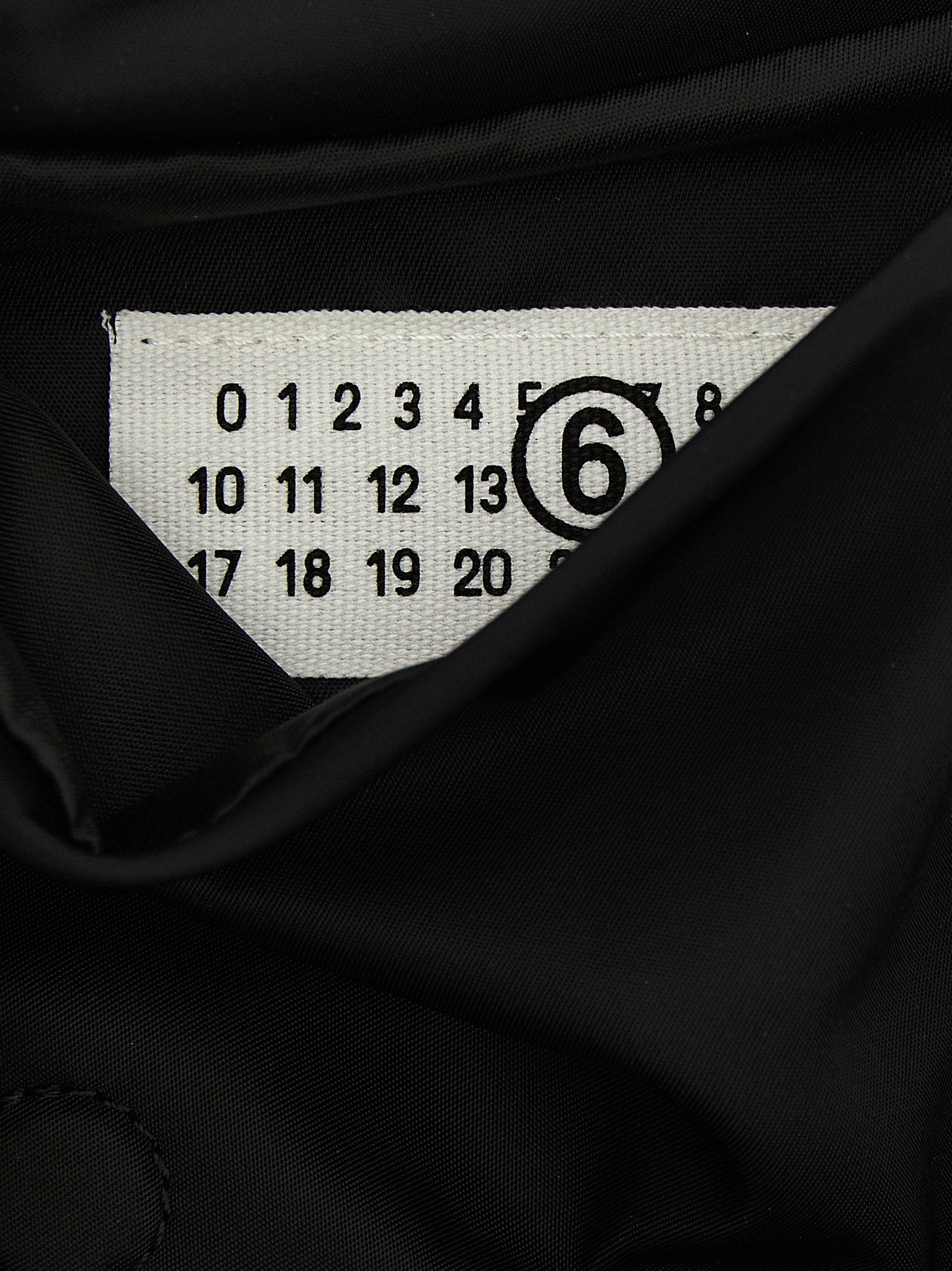 Mm6 Maison Margiela Canvas Crossbody Bag — Black, view 4