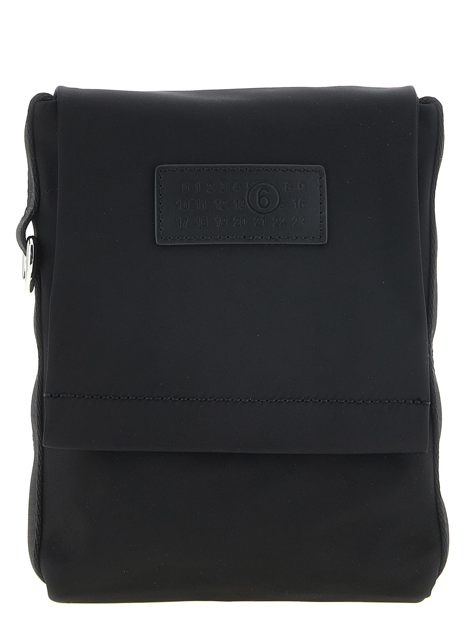 MM6 Maison Margiela Nylon Crossbody Bag — Black by MM6 Maison Margiela
