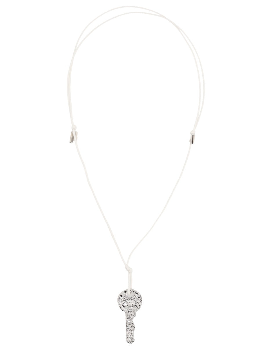MM6 Maison Margiela Brass Key Necklace — Multicolor by MM6 Maison Margiela